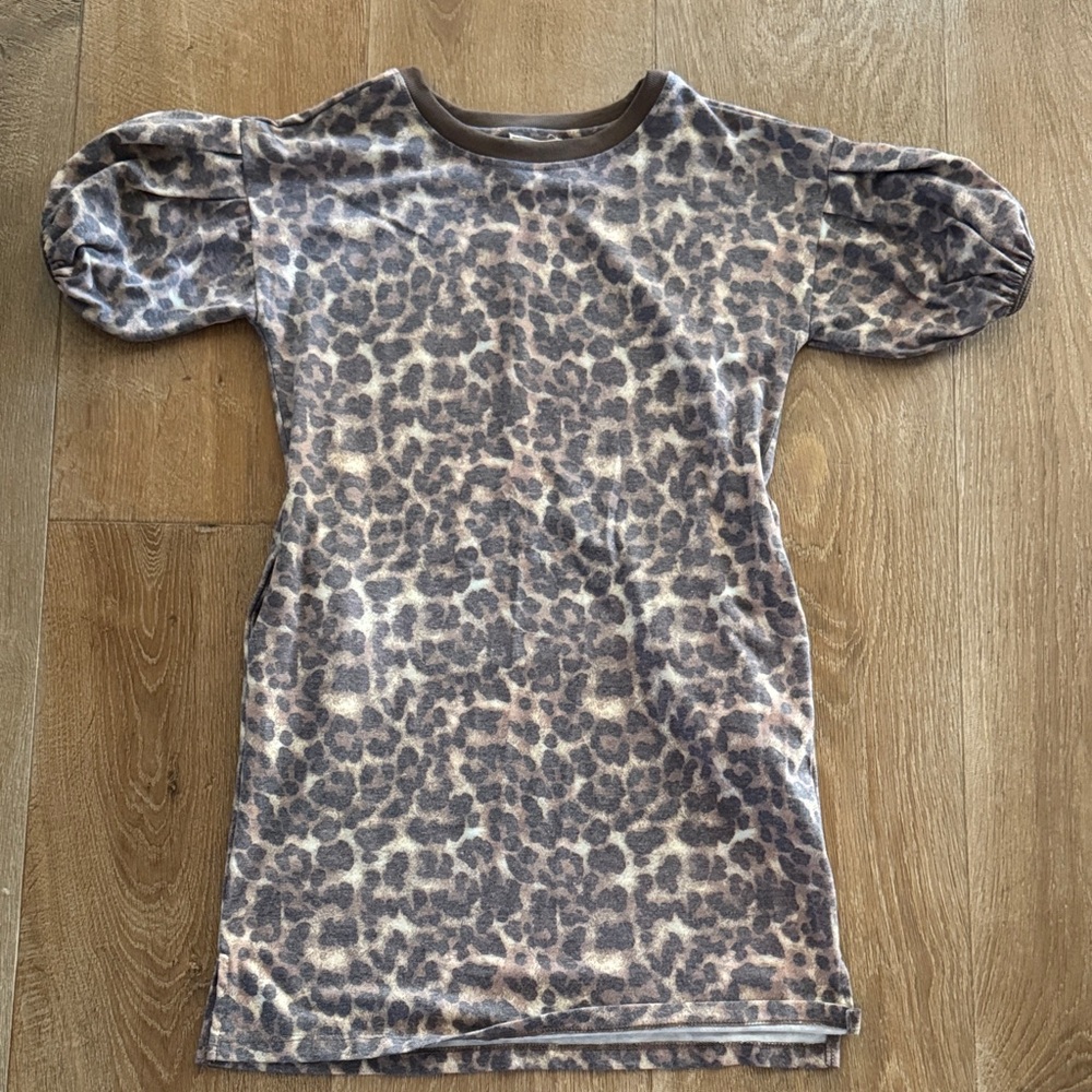 Leopard Print Kids Top